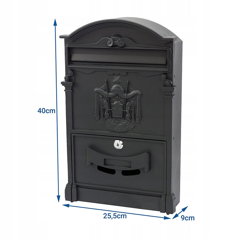 LETTERBOX NEWSPAPER MAIL LETTER HOME ANTIQUE RETRO Box type slot
