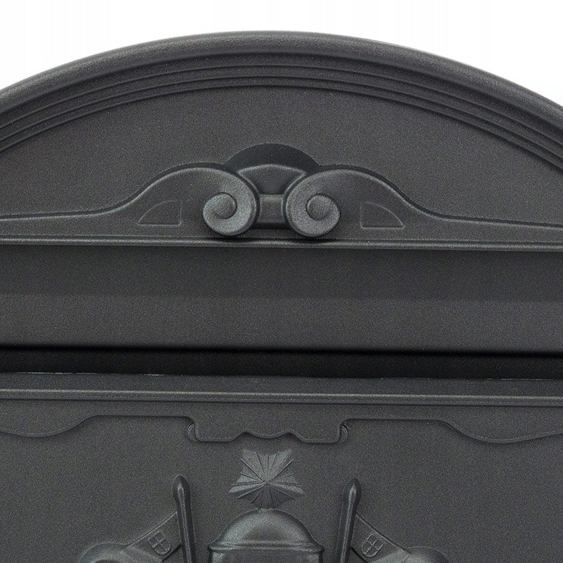 LETTERBOX NEWSPAPER MAIL LETTER HOME ANTIQUE RETRO Color black