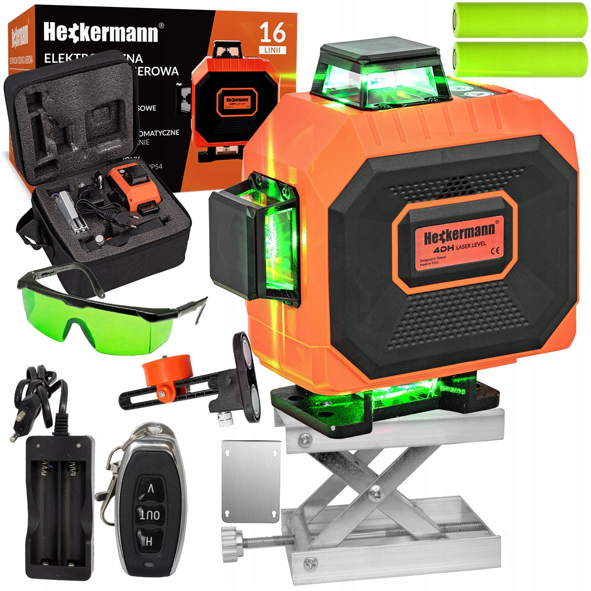 LEVEL LASER CROSS LASER 360 SELF-LEVELING 4D PRO GREEN