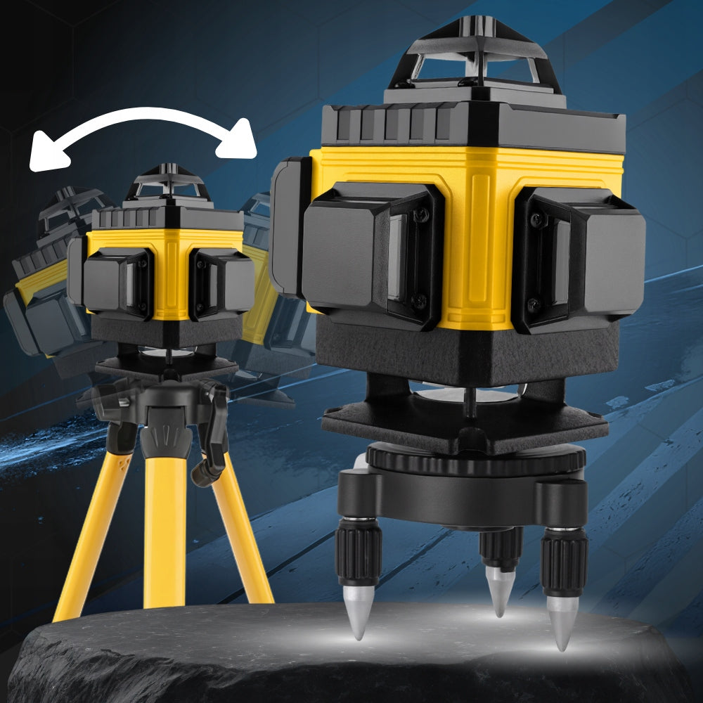 LEVEL LASER LEVEL 4D 16 LINE CROSS 360 LASER TRIPOD KIT Packaging status original