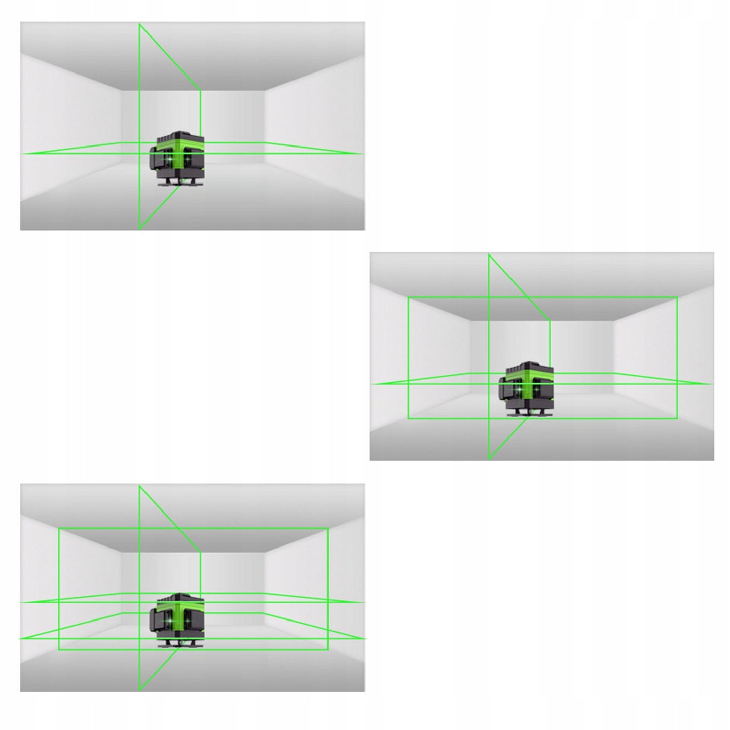 LEVEL LASER PLANE CROSS LASER 4D 16 LINES 360° 2x AKU Measurement accuracy (+/-) 0.2 mm