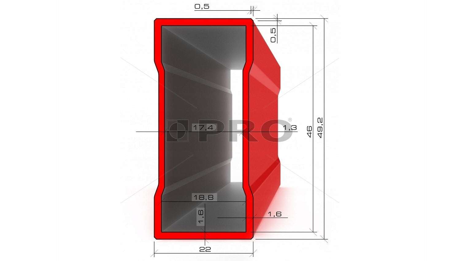 LEVEL PRO SET OF 4 PCS 40 - 200 CM POLISH Manufacturer code PRO600ZESTAW4