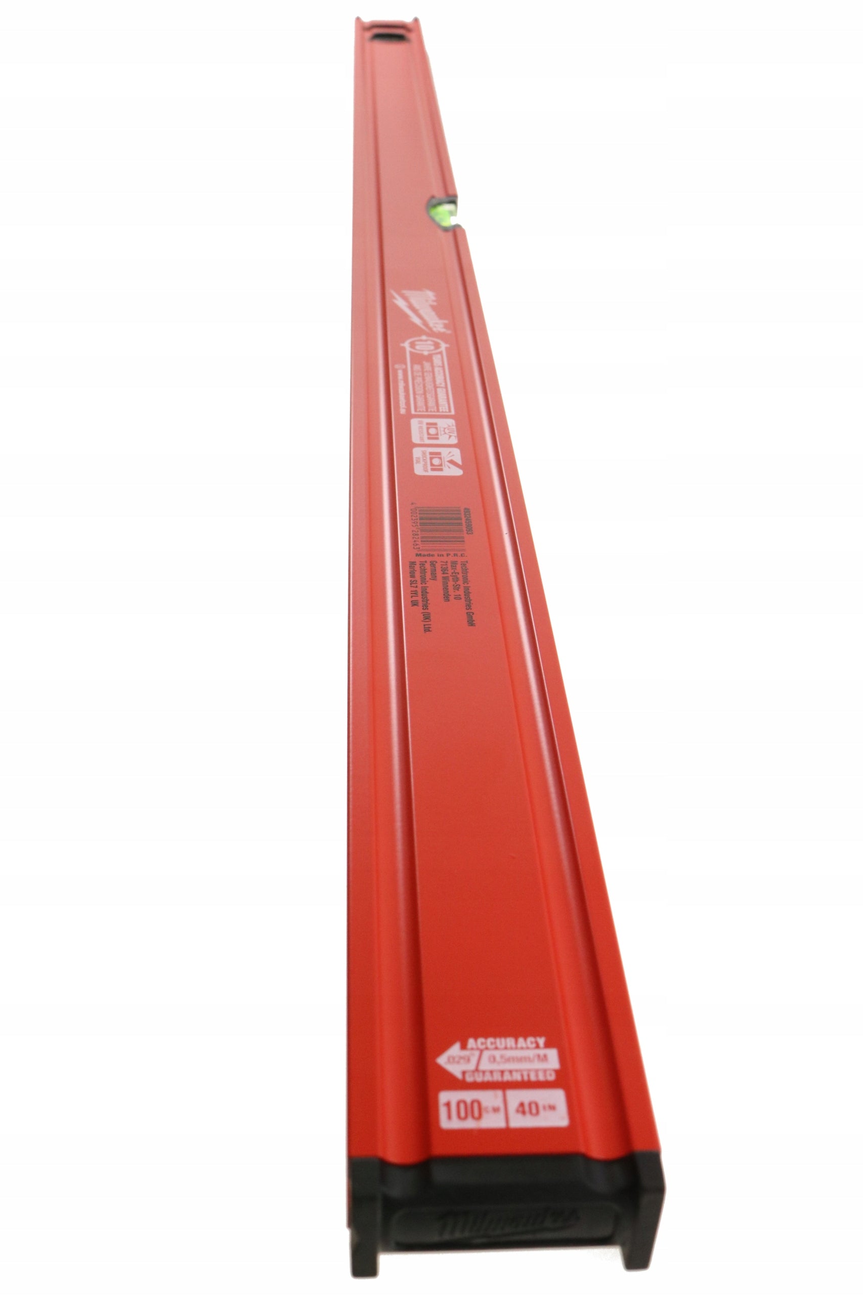LEVEL SLIM 100CM 2 LIBELLE PADS ANTI-SLIP HOLE MILWAUKEE Manufacturer code 4932459093