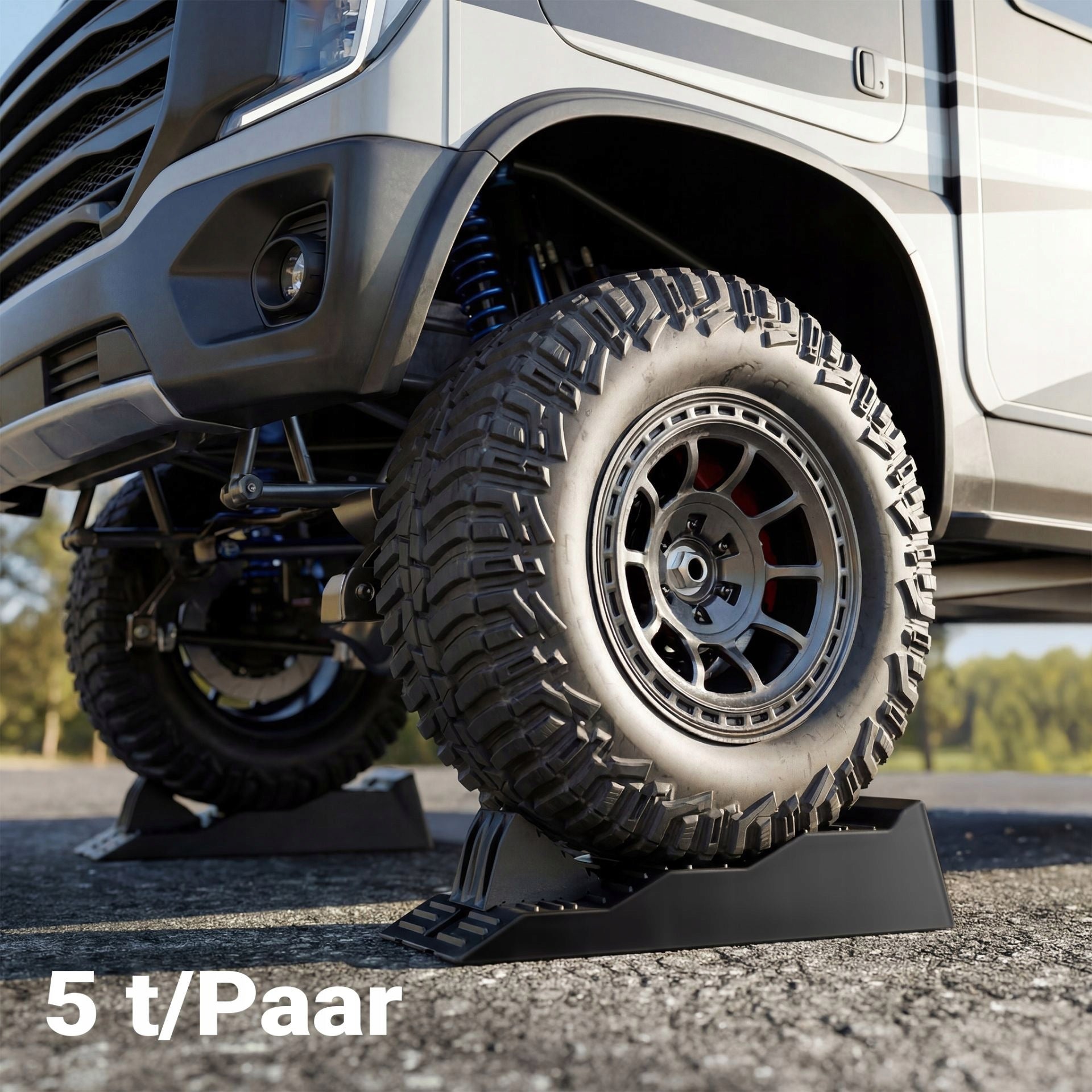 LEVELING RAMPS FOR MOTORHOME BUS 5TON 2PCS + WEDGES + COVER Manufacturer code S12403