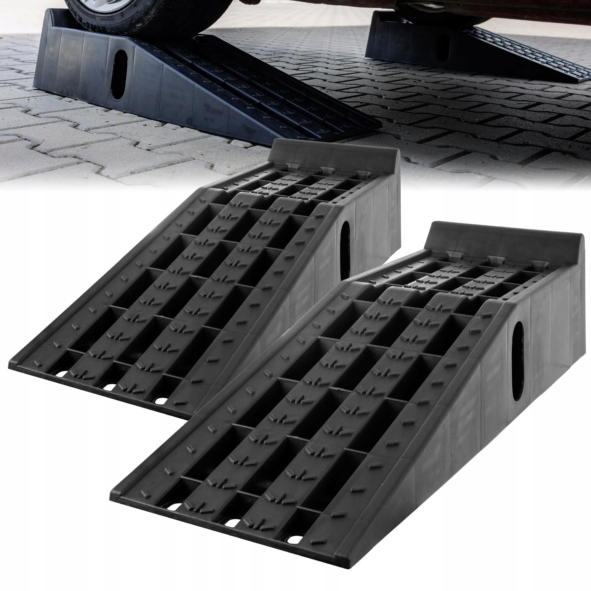 LEVELLING INRUNS 2 PCS 6000 KG PER PAIR HEIGHT 16 CM NON-SLIP