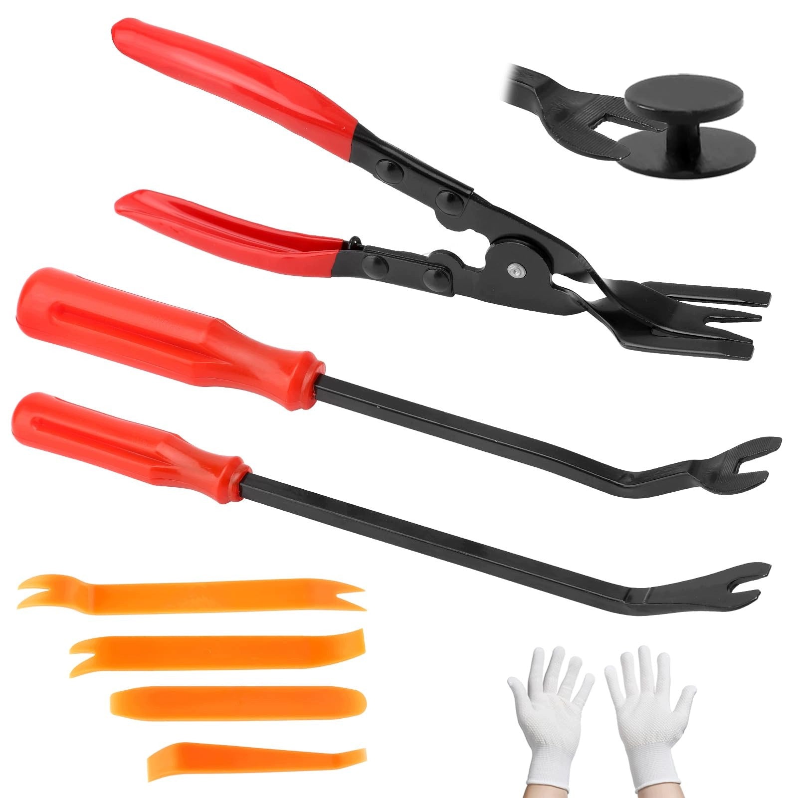 LEVER TOOLS FOR THE CAR 7 ELEMENTS PUSHERS TWEEZERS PULLERS