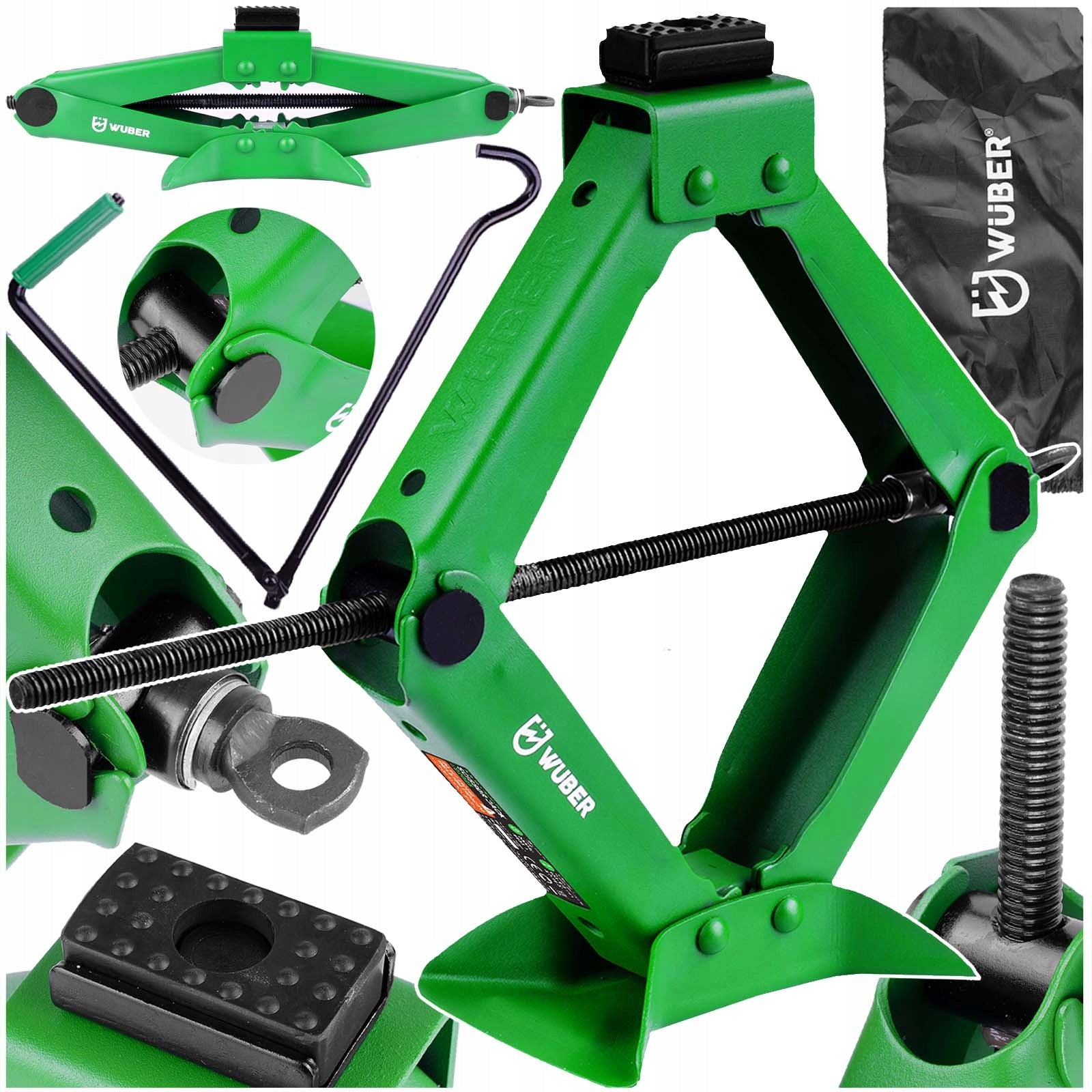 LEVER TRAPEZOIDAL CAR LIFT FOR WHEEL REPLACEMENT TRAPEZOID 2T 120-415 mm