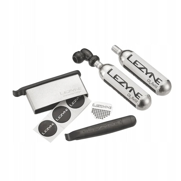 LEZYNE Bicycle pump TWIN KIT CO2, TWIN SPEED DRIVE universal Kind CO2 cartridges
