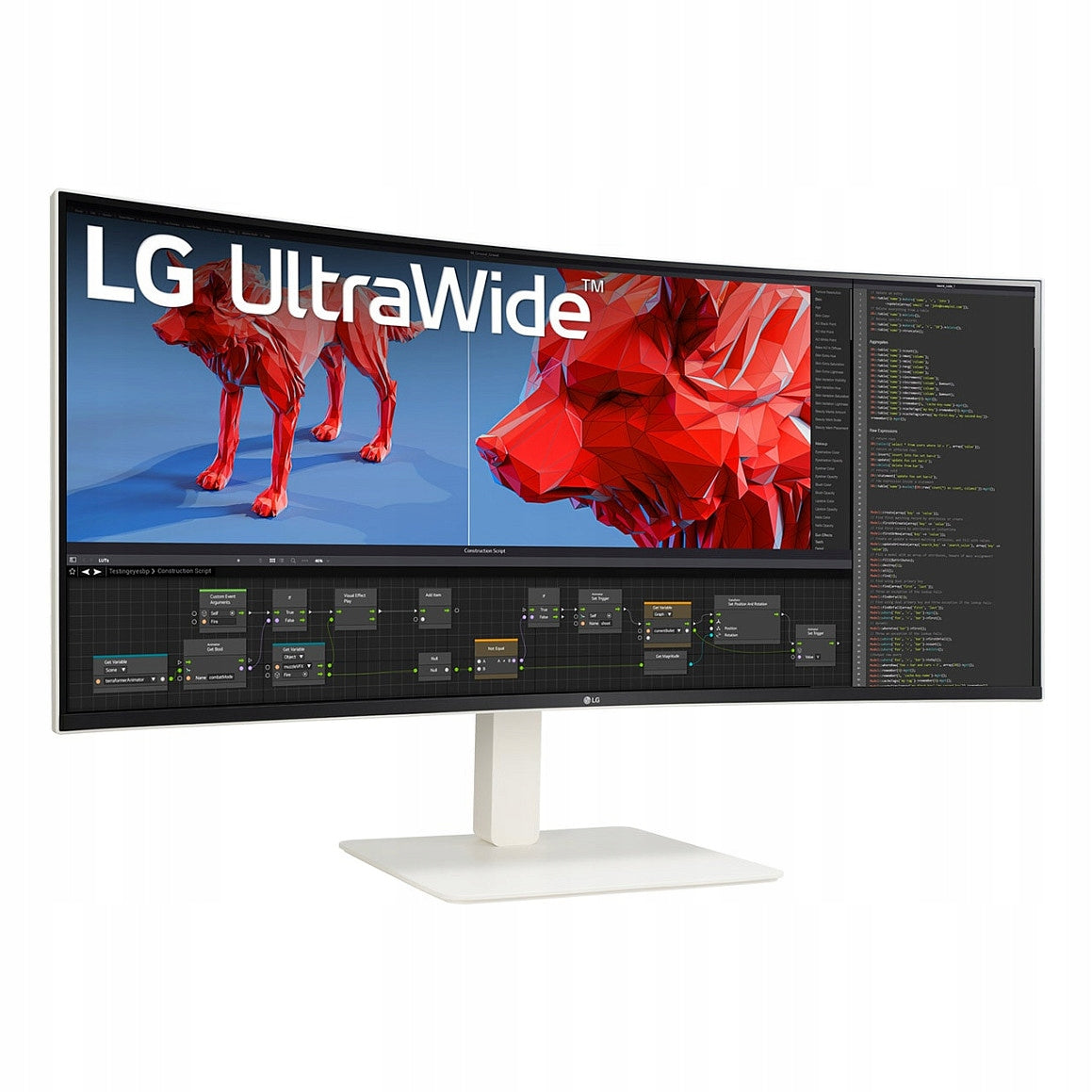 LG 38BR85QC-W 38" (3840x1600) Nano IPS 144Hz USB-C RJ45 White Model 38BR85QC-W