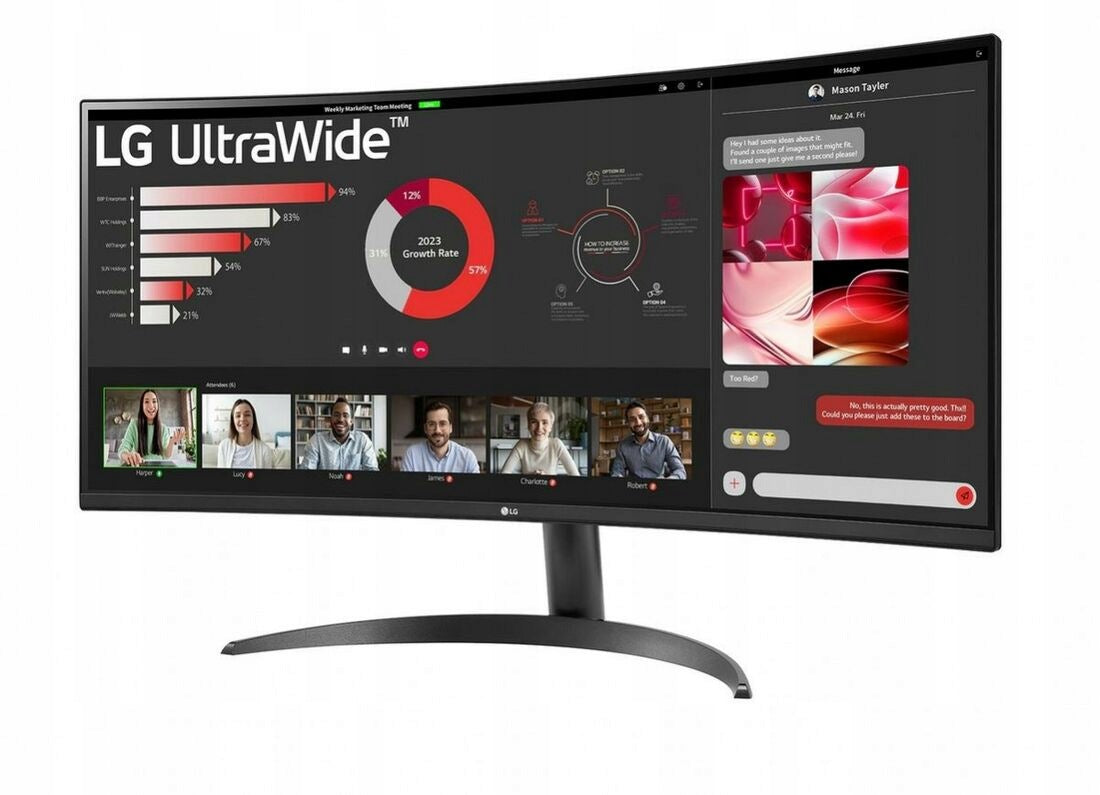 LG Electronics Monitor 34WR50QK-B 34-inch VA Model UltraWide 34WR50QK
