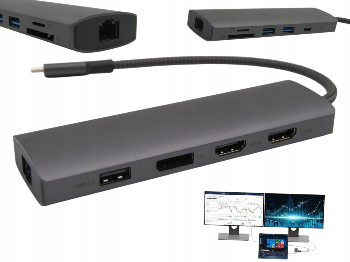 LG USB-C Docking Station for 2 Monitors PD 4K HDMI Screen Extension
