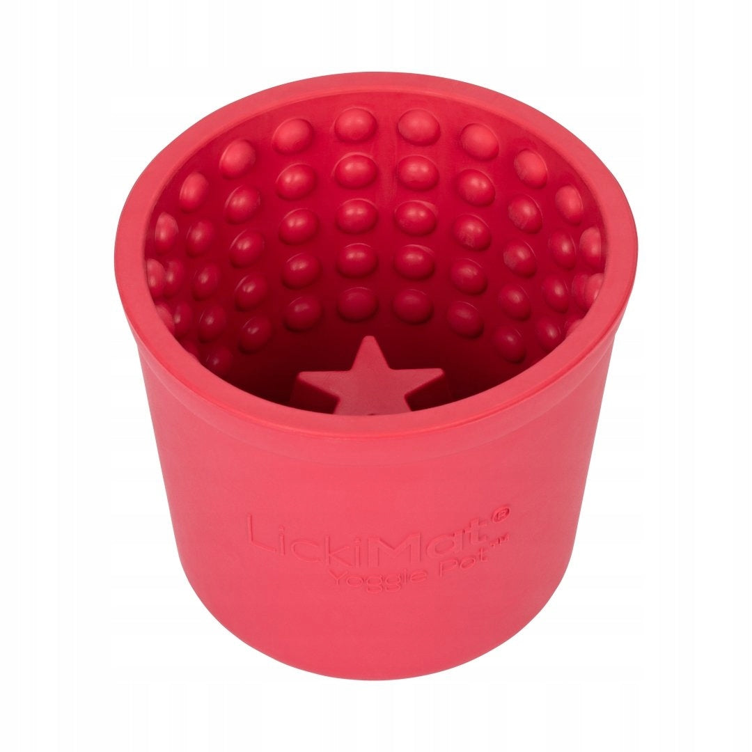 LICKING TRAY MAT FOR DOG CAT ANTI-STRESS LICKIMAT YOGGIE POT 9,5x9cm Brand LickiMat