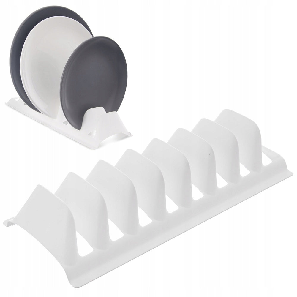 LID Stand PLATES Kitchen Organizer for Cabinet Drawer White