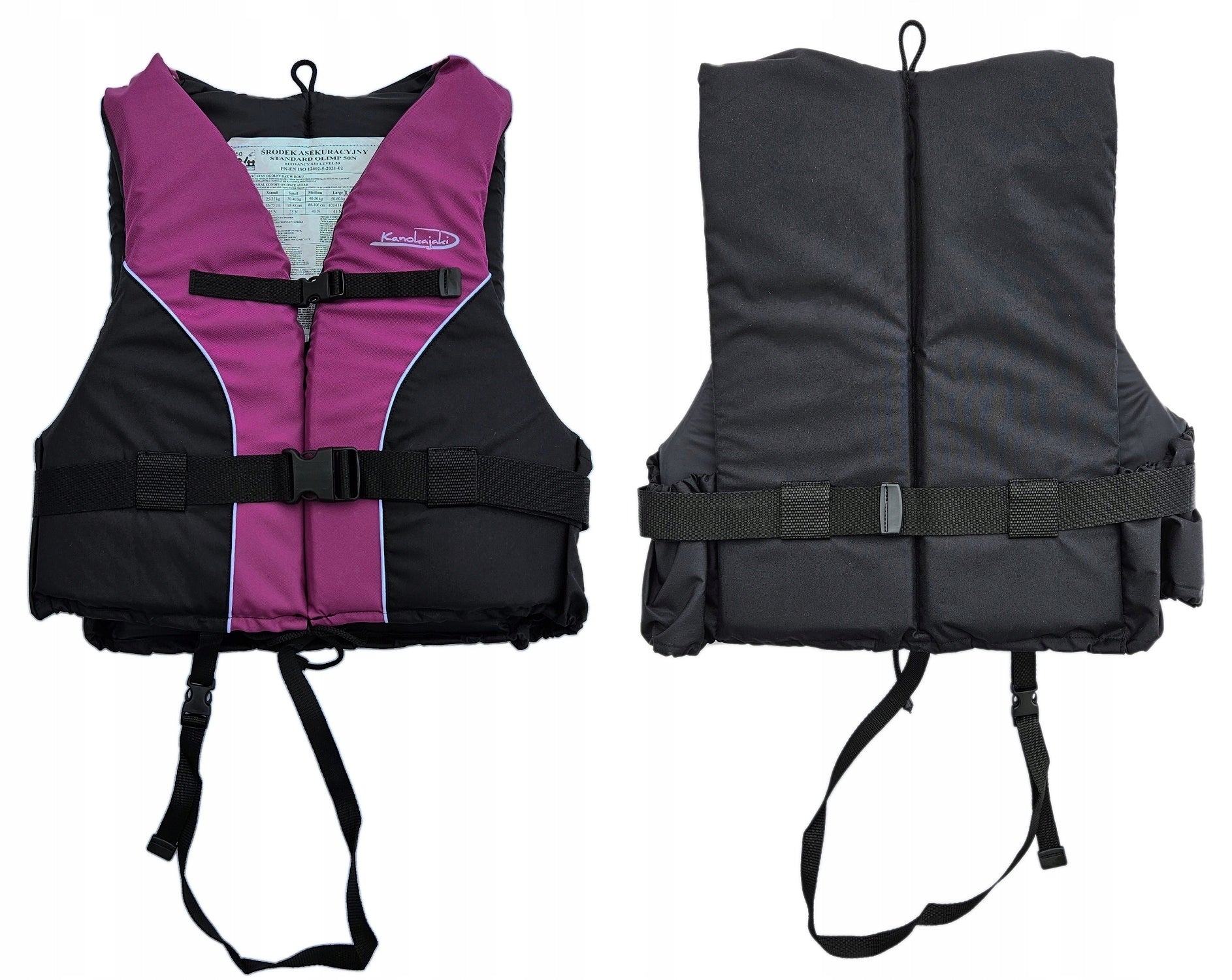 LIFE VEST BOAT KAYAK SAFETY VEST XL 60-70 kg WOMEN'S FOR WOMEN