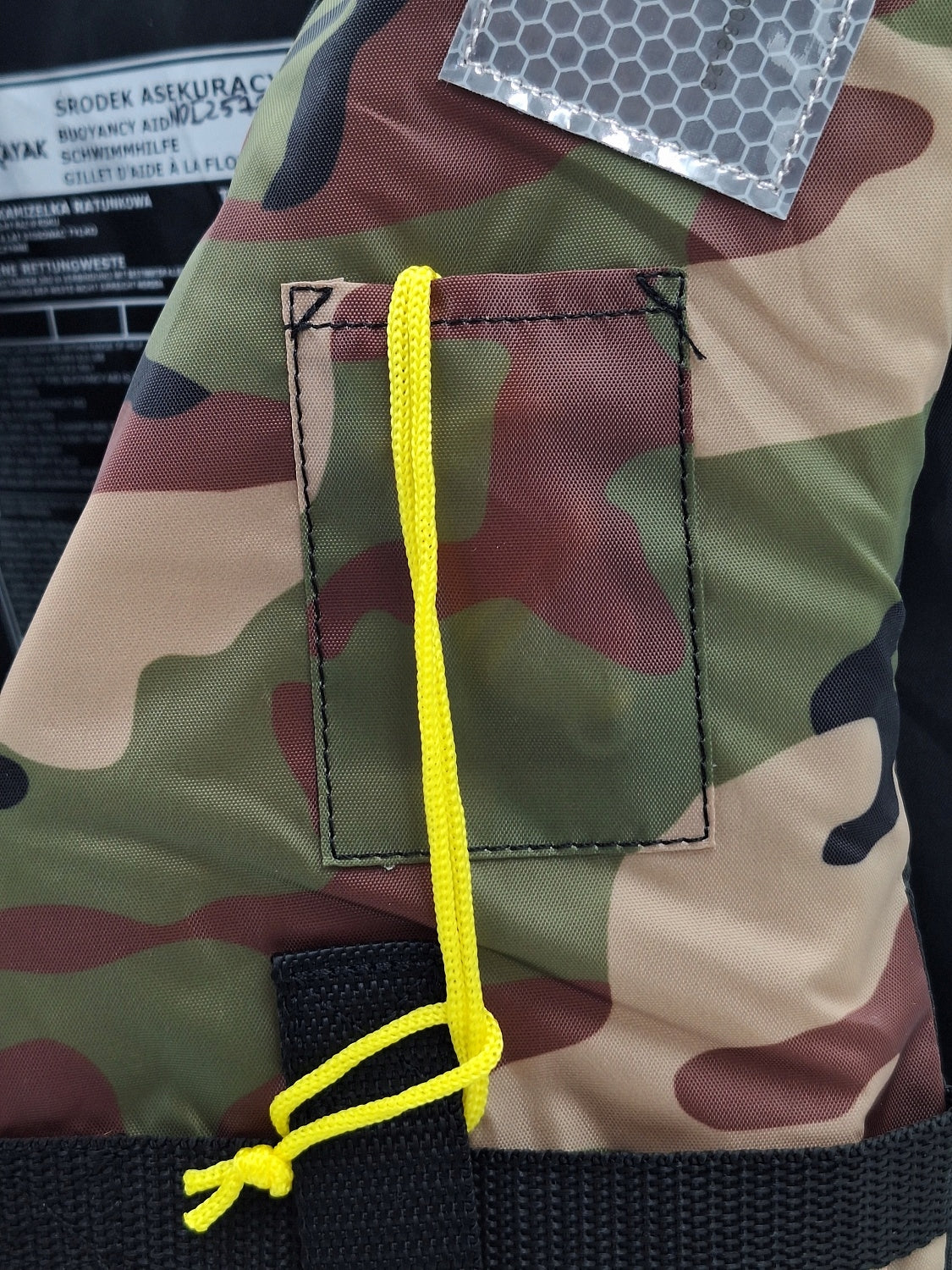 LIFE VEST FISHING SAFETY VEST FOR WATER CAMO XS 25-40 kg Body weight range 40 kg