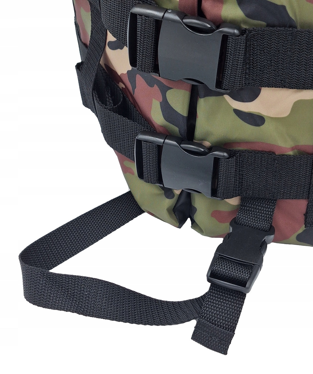 LIFE VEST KAYAK FISHING SAFETY VEST BOAT CAMO S/M For multipurpose