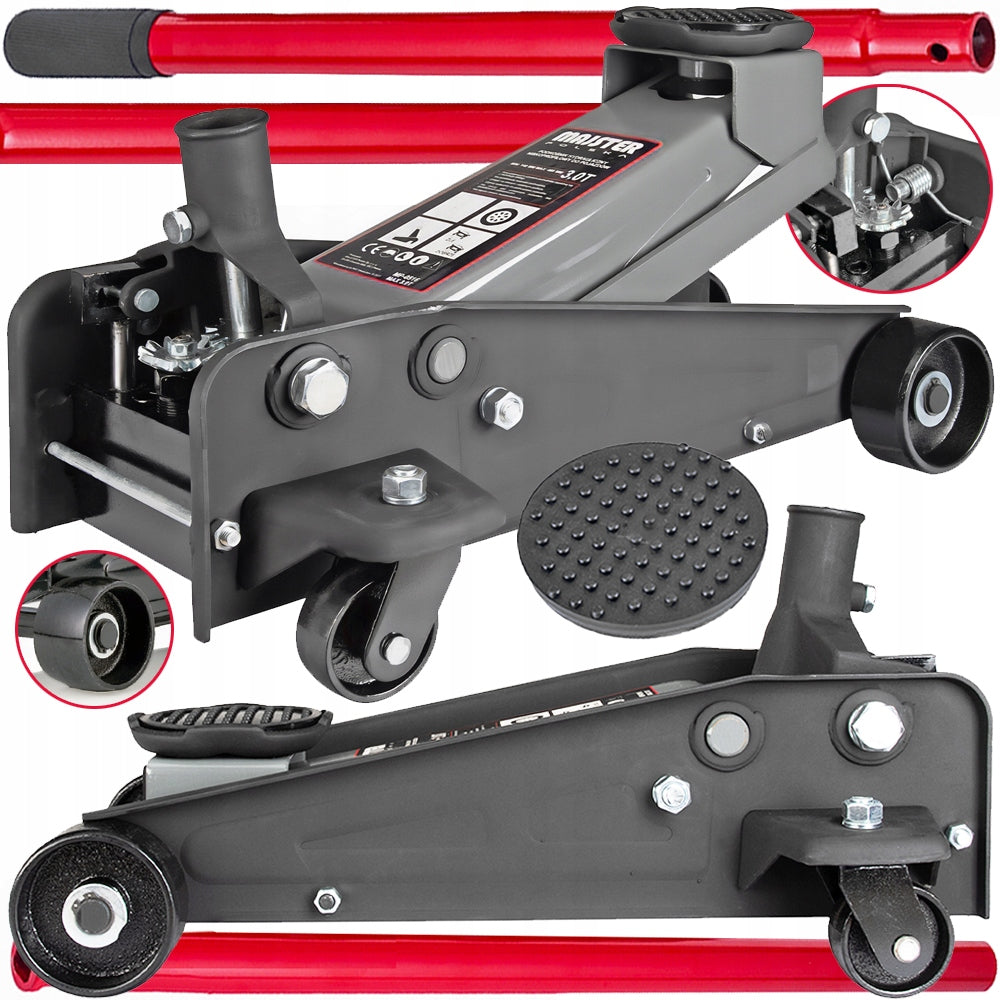 LIFT 140-460 3T CAR LOW PROFILE FROG JACK WIDE WHEELS Brand no brand