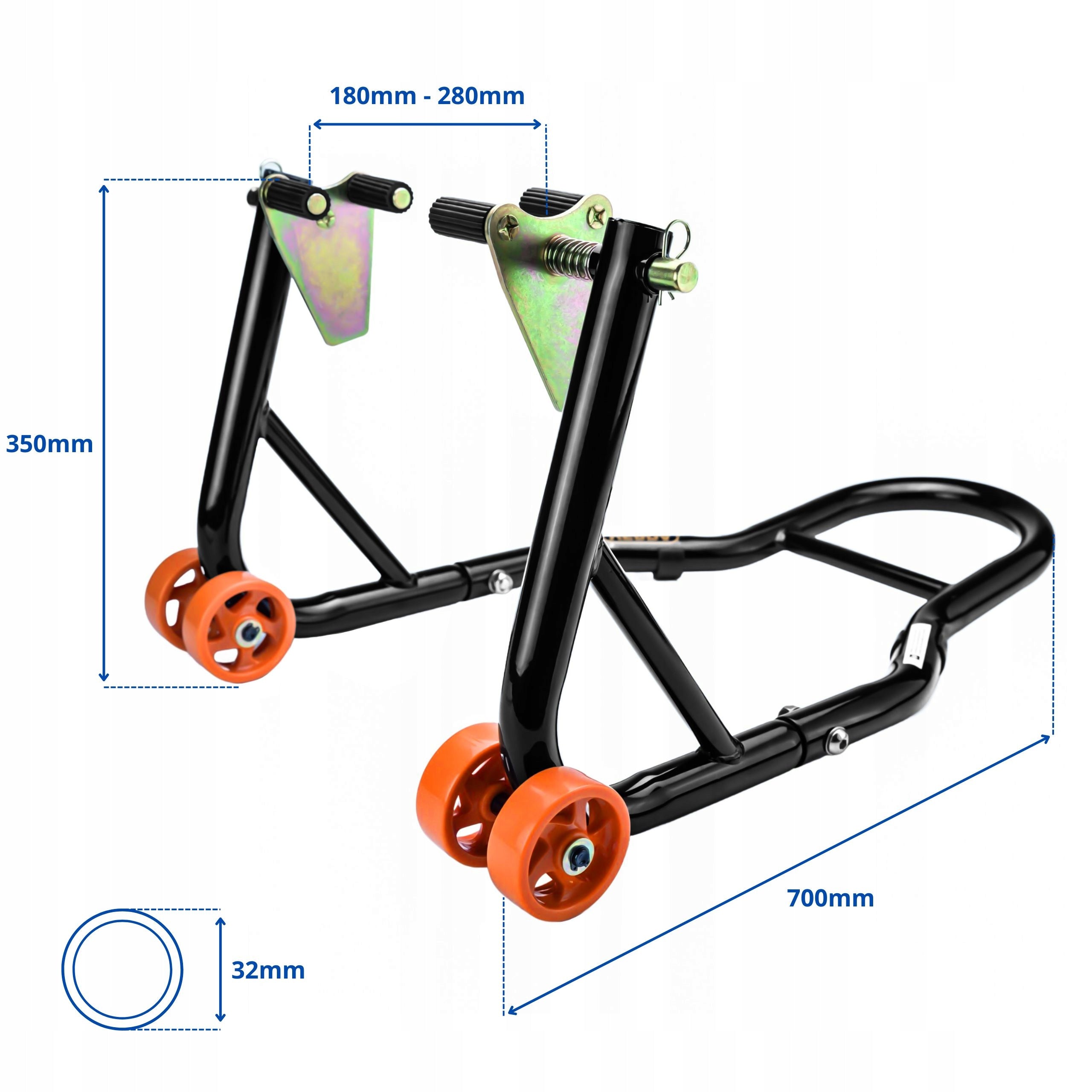 LIFT MOTORCYCLE STAND FOR FRONT LAG FORWARD REINFORCED FORK EAN (GTIN) 5902425540589
