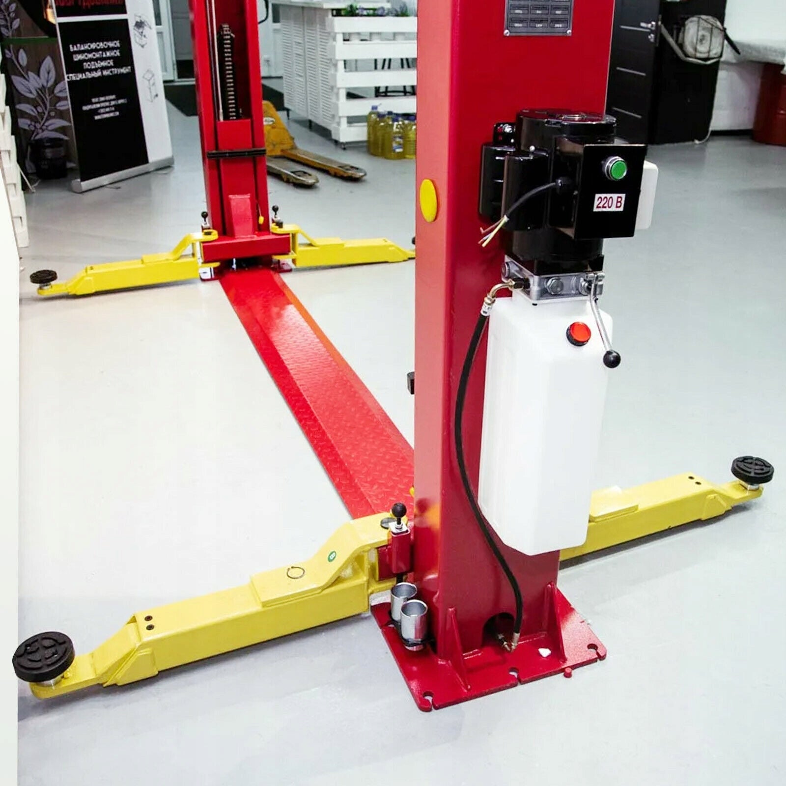 LIFT PAW FOR TWO-COLUMN LIFT 50mm Product weight with unit packaging 1.6 kg