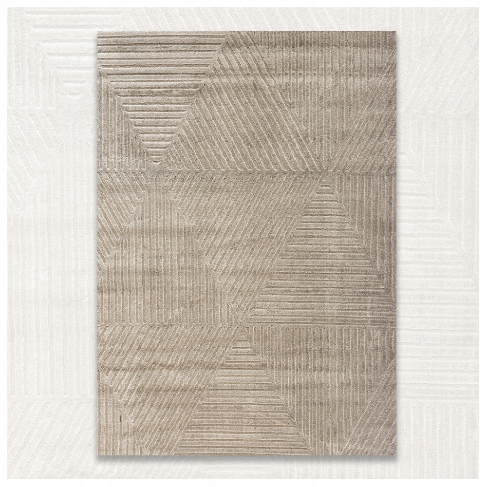 LIGHT CARPET 120X170 CM UNDER THE TABLE FOR THE LIVING ROOM SOFT HAIR MODERN STYLE