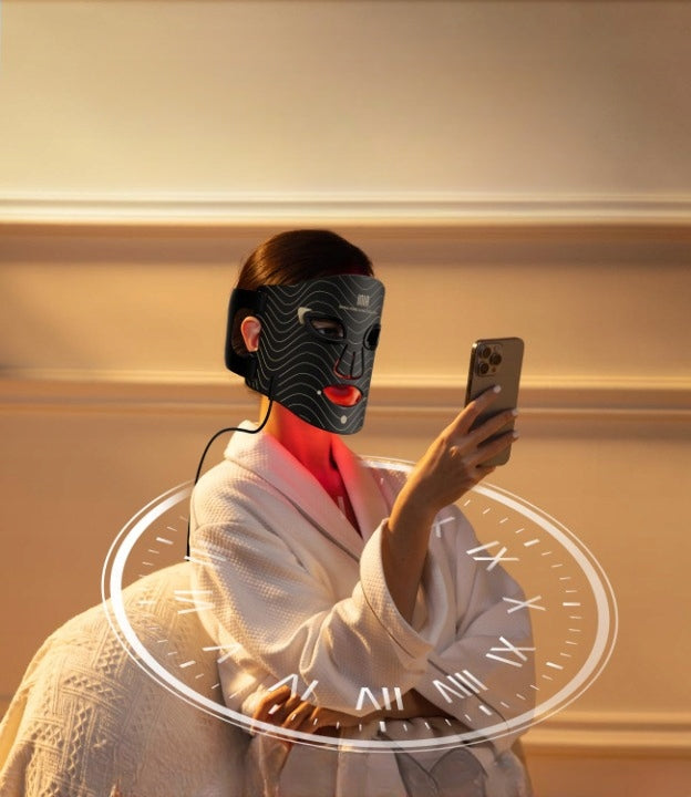 LIGHT THERAPY INIA LED MASK 4 MODES 850 NM BLACK Manufacturer code B0F18BBHCC