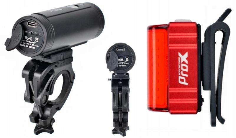 LIGHTING KIT PROX SPIKA 1100lm + ZETA S 80lm USB Brand Prox