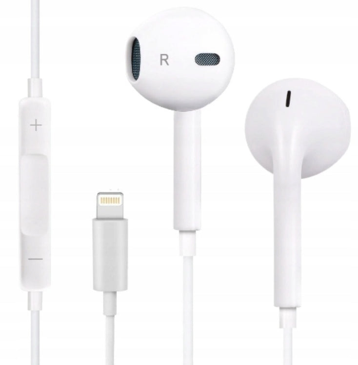 LIGHTNING WIRED EARBUDS FOR IPHONE 5 6 7 8 X XR 11 12 13 14