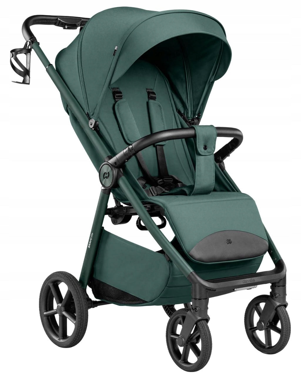 LIGHTWEIGHT BABY STROLLER BRAVO Lite DELUXE LARGE WHEELS + LED ACCESSORIES Packaging status original