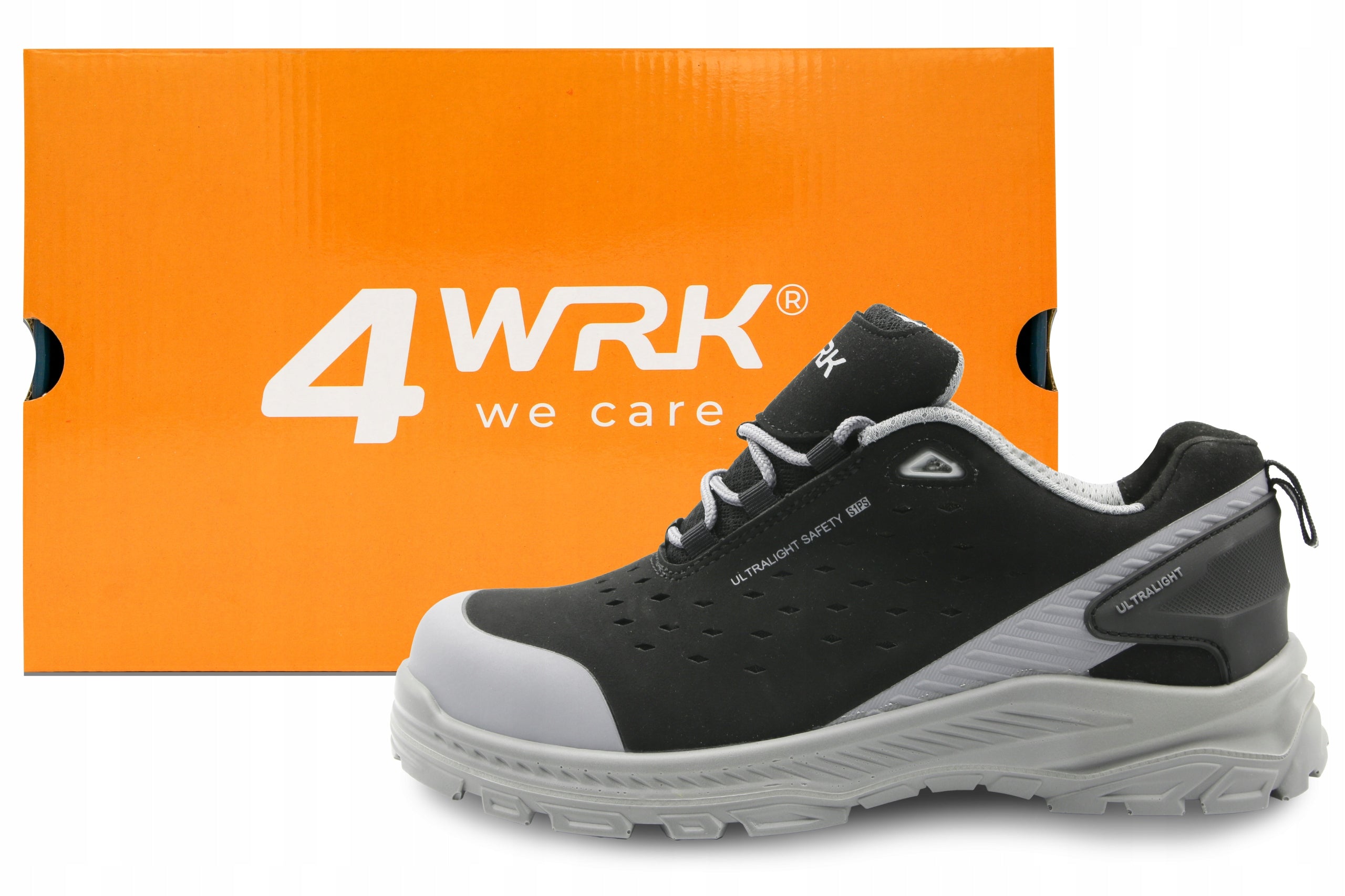 LIGHTWEIGHT BHP PREMIUM Work Shoes Men's BREATHABLE SHOES WITH MICROFIBER R46