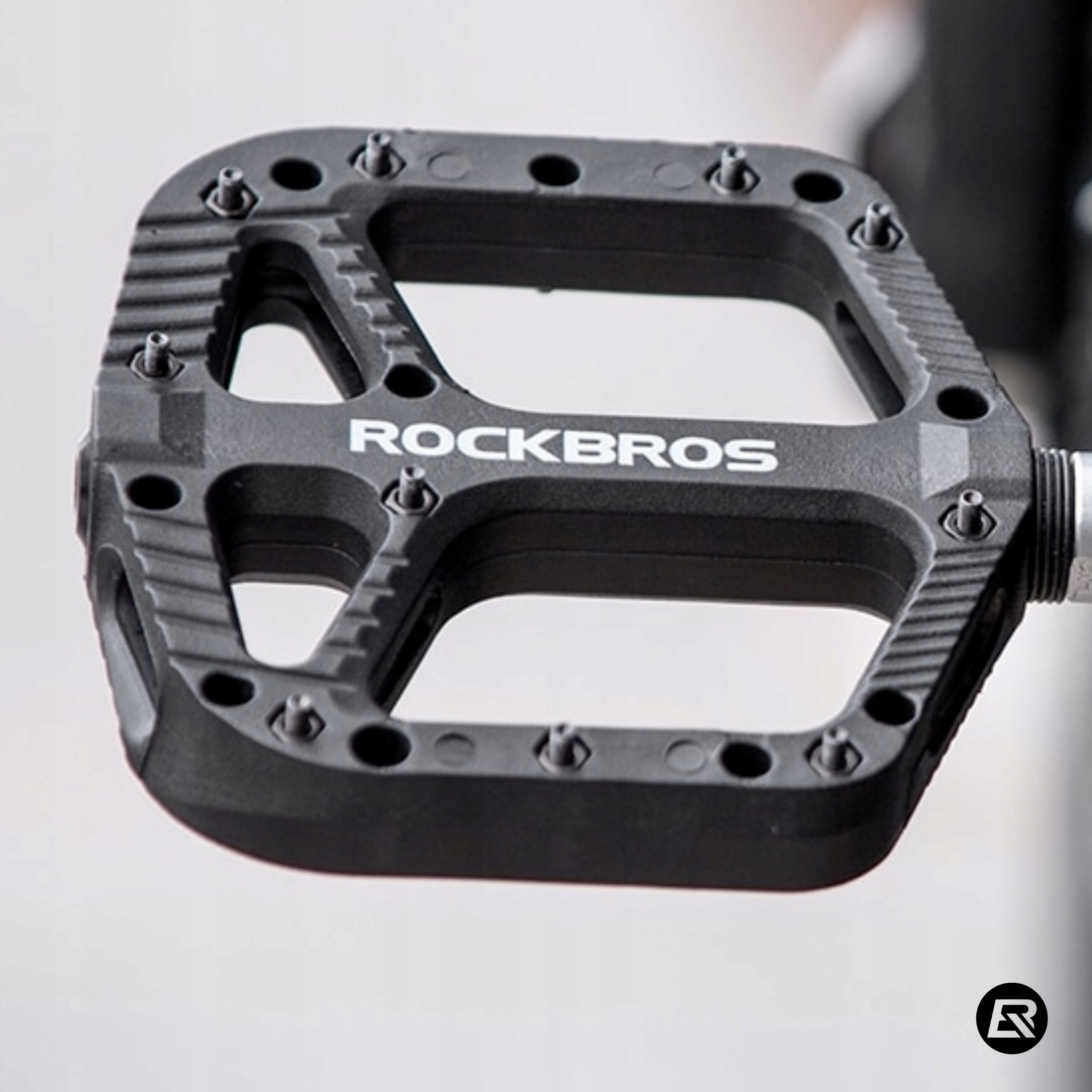 LIGHTWEIGHT PLATFORM PEDALS DURABLE WITH PINS UNIVERSAL ROCKBROS SET Dedicated for BMX bikes cross bikes dirt bikes enduro bikes urban bikes MTB (mountain bikes) cyclocross bikes street bikes tandem bike trekking bikes tricycles folding bikes downhill bikes trail bikes