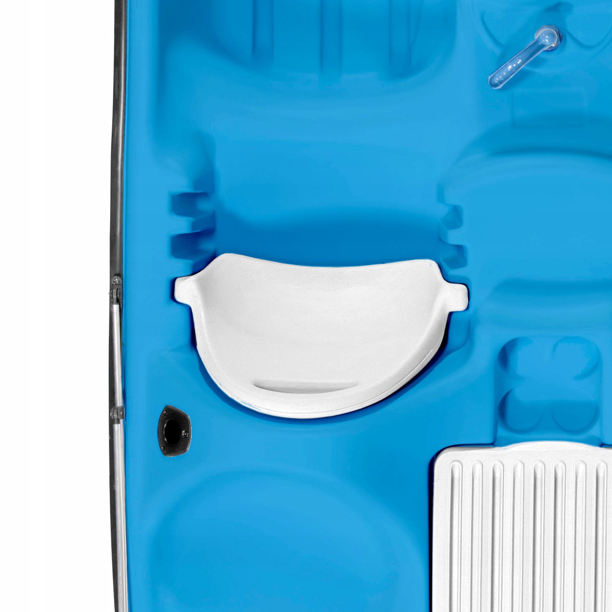 LIGHTWEIGHT SOLID COMFORTABLE MONACO DLX WATER BIKE WITH VISOR PELICAN CANADA Model MONACO DLX WHITE/BLUE