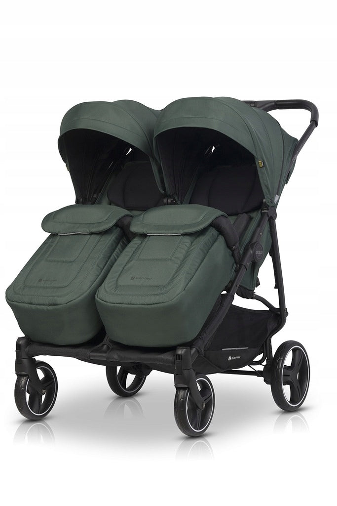 LIGHTWEIGHT TWIN STROLLER YEAR AFTER YEAR 2in1 LARGE WHEELS ACCESSORIES 0-22KG Brand Easy Go