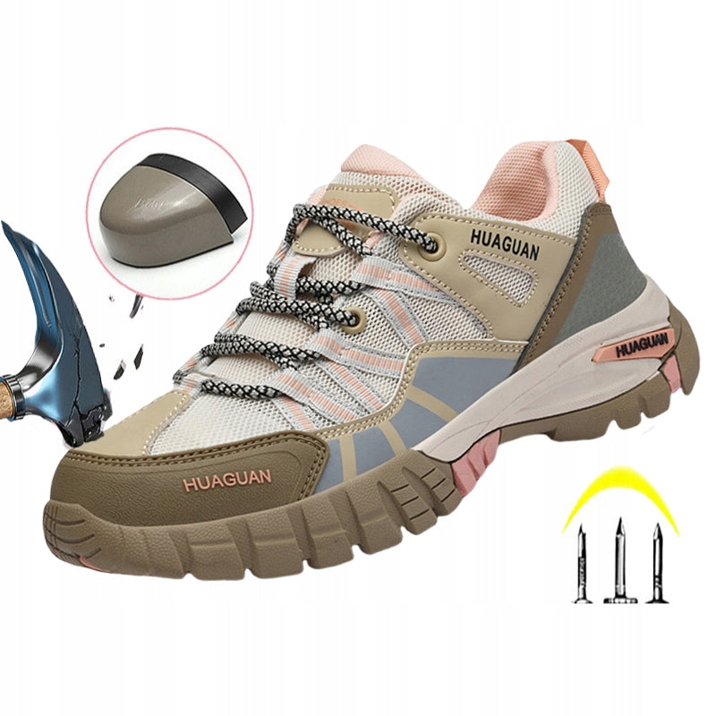 LIGHTWEIGHT WORK SHOES WOMEN'S Protective SPORTS SHOES with Toe BHP r.40