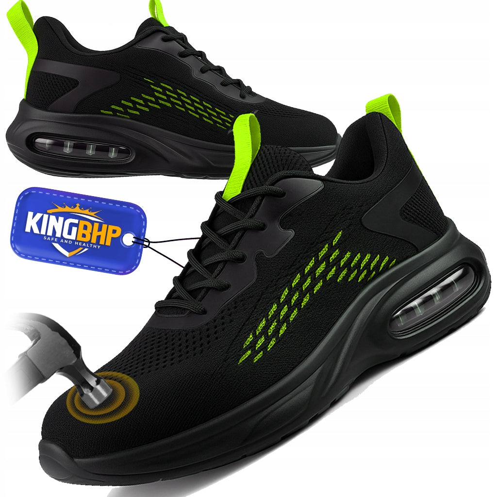 LIGHTWEIGHT Work Shoes SAFETY SHOES AIRBAG SB BREATHABLE HEALTH AND SAFETY TOE CAP