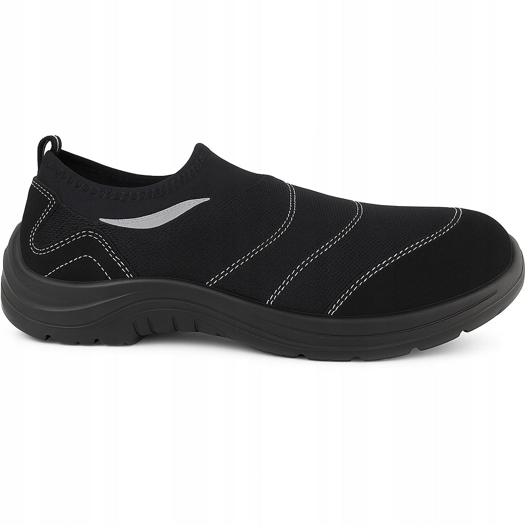 LIGHTWEIGHT Work Shoes SAFETY SHOES S1P SLIP-ON mesh Packaging status original