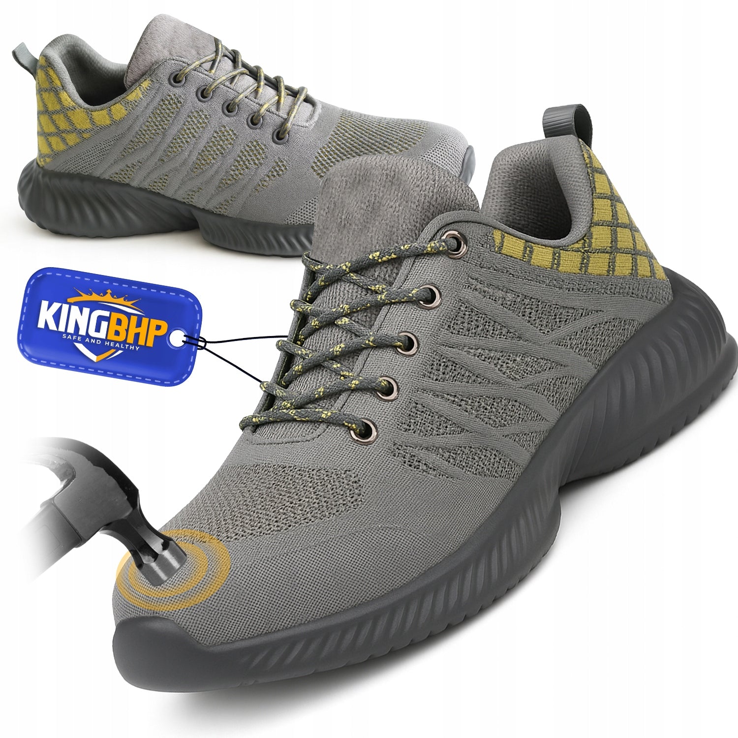 LIGHTWEIGHT Work Shoes SAFETY SHOES SB TOE CAP Steel BREATHABLE HEALTH AND SAFETY