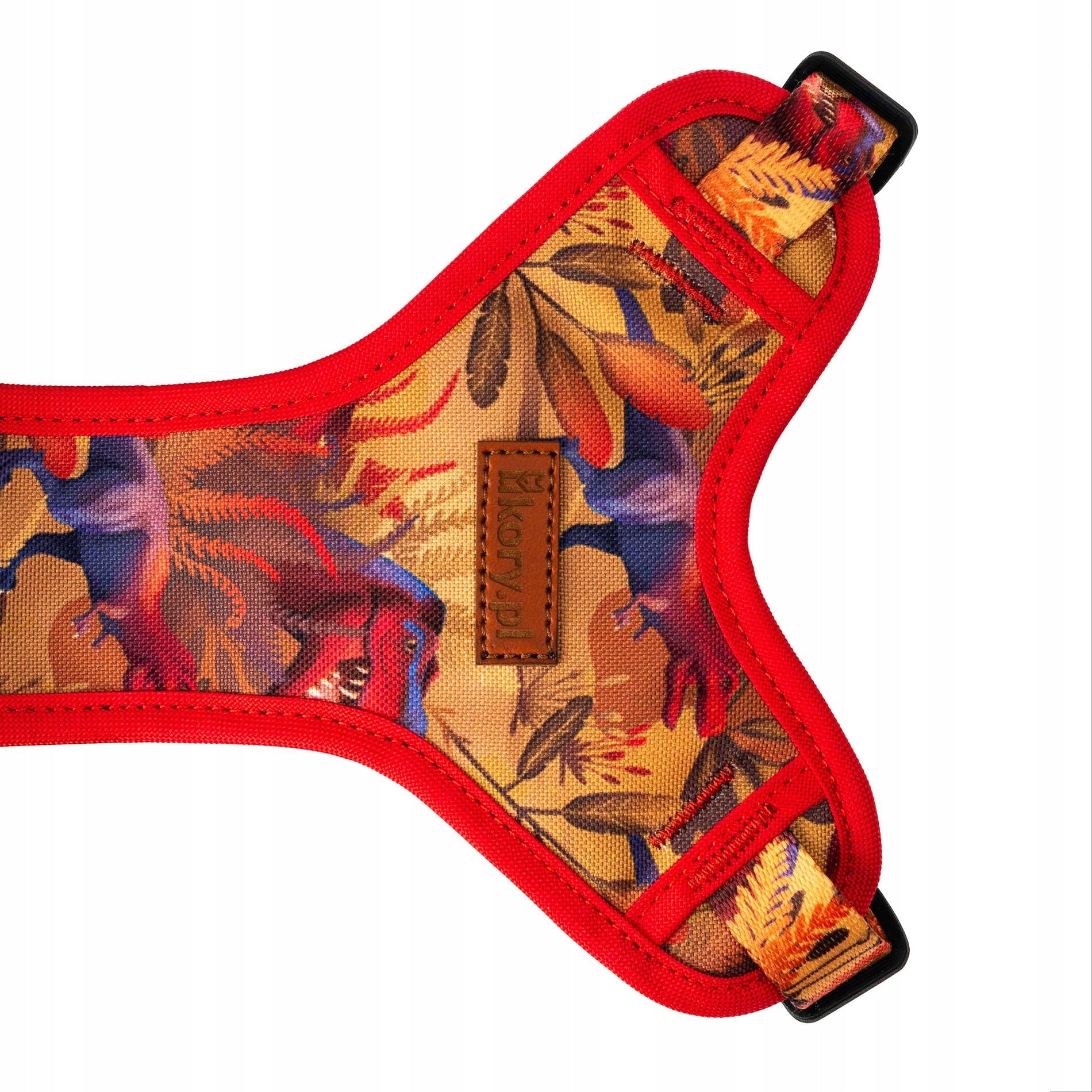 LIGHTWEIGHT pressure-free harness for big dog L 30 mm Ukory ORANGE dino Brand Ukory