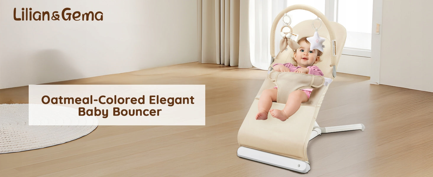 LILIAN&GEMA BABY ROCKER WITH MUSIC AND TOYS ADJUSTABLE 3IN1 Manufacturer code B0BXY1VK56
