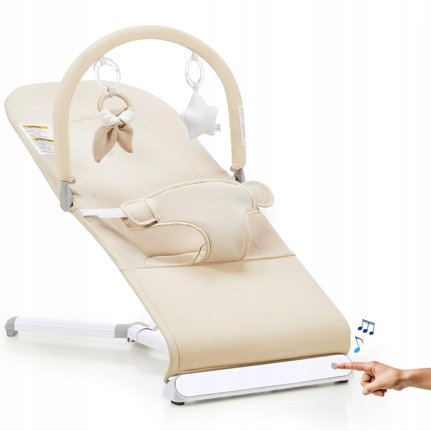LILIAN&GEMA BABY ROCKER WITH MUSIC AND TOYS ADJUSTABLE 3IN1 Packaging status original