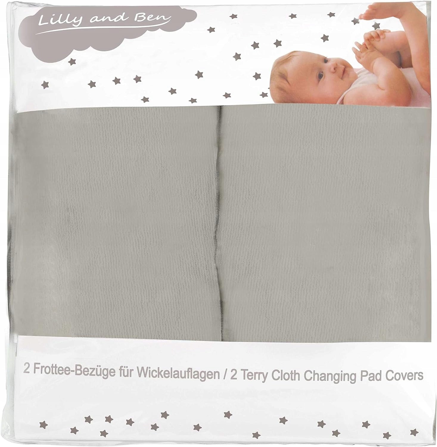 LILLY&BEN changing table cover x2 terry