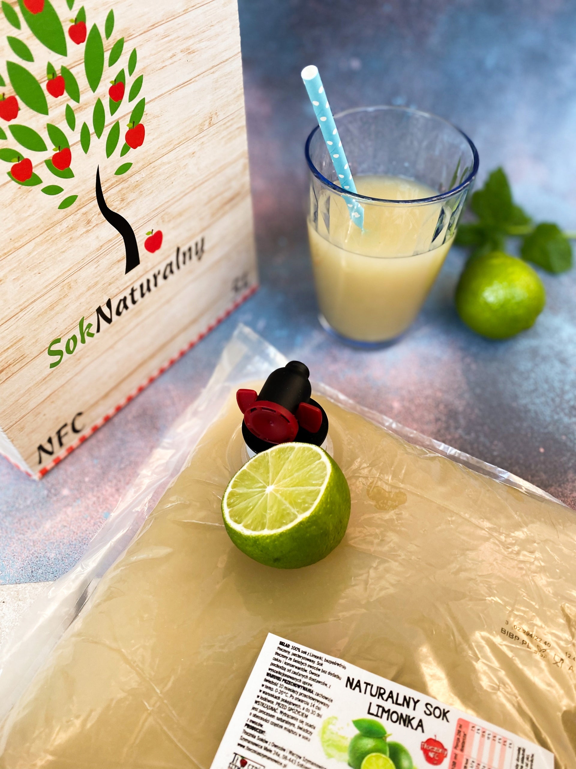 LIME JUICE 100% Sugar Free Pressing Plant Szymanowice NFC 5L Brand no brand