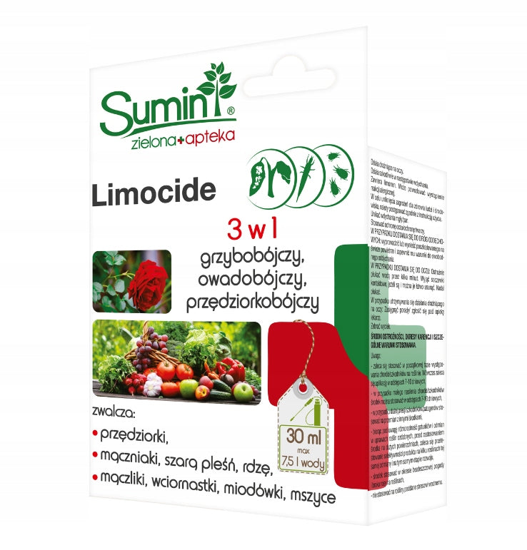 LIMOCIDE FUNGICIDE FOR SPIDER MITES PESTS 30 ML 3in1 Manufacturer code 5906186713626