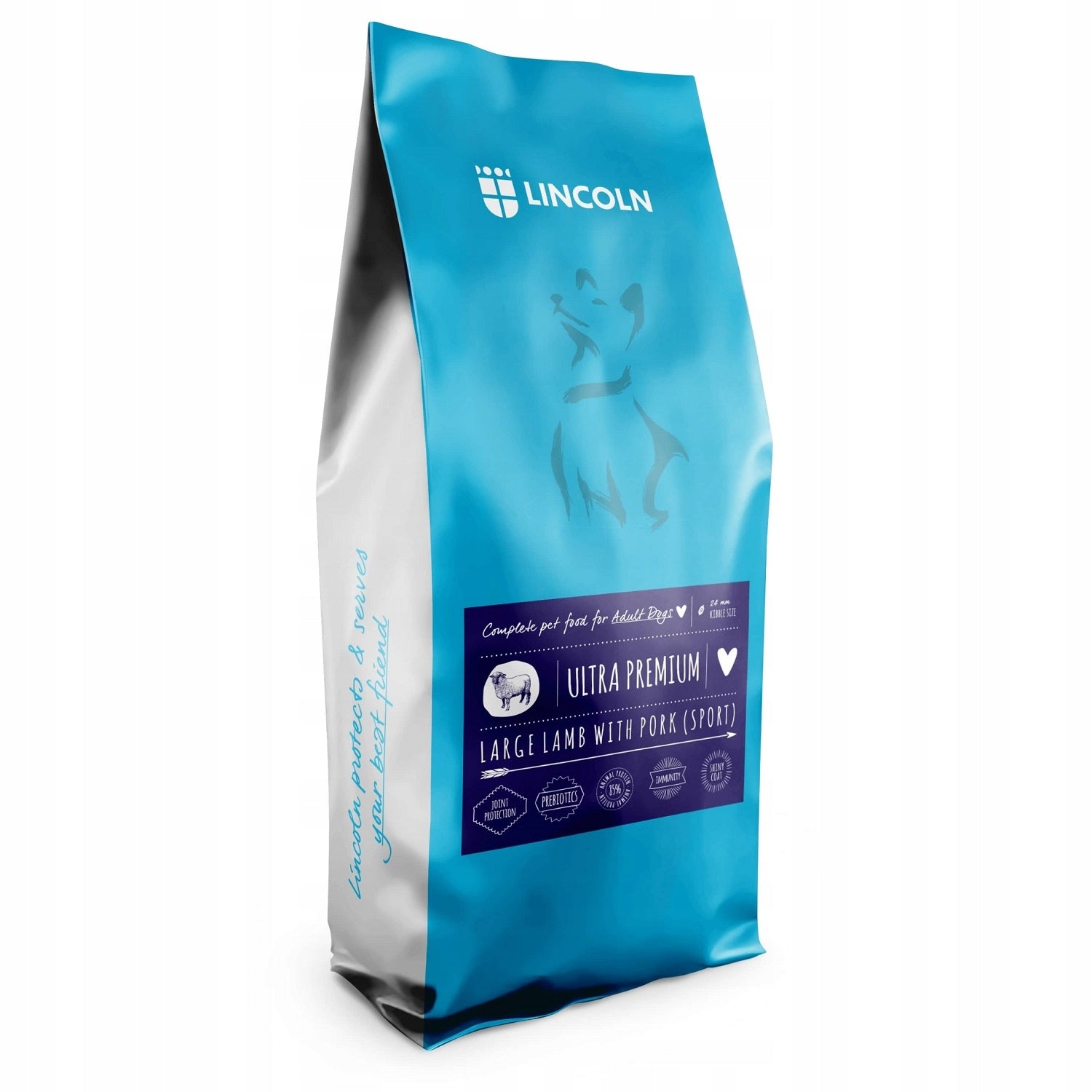 LINCOLN SPORT DOG FOOD LAMB PORK MEDIUM LARGE BREEDS 12kg