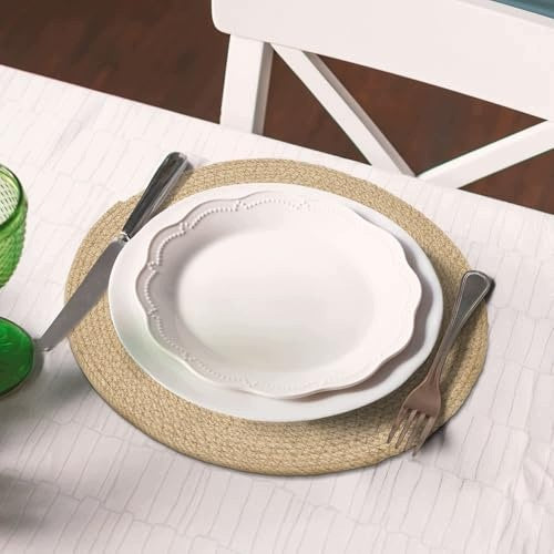 LINEN PADS ROUND NON-SLIP FOR TABLE SET OF 4 FOR KIDS Manufacturer code Nieoznaczona
