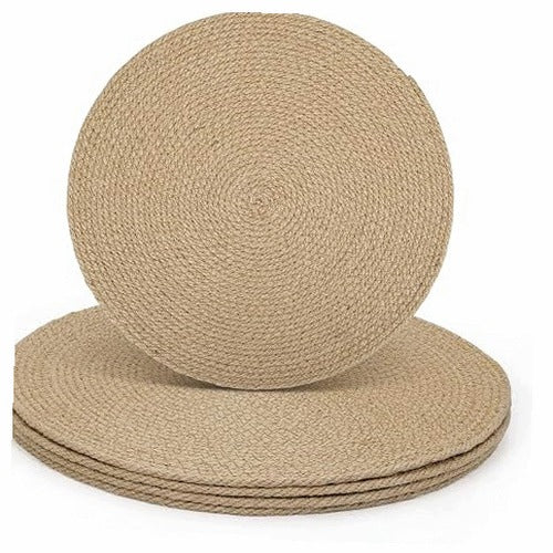 LINEN PADS ROUND NON-SLIP FOR TABLE SET OF 4 FOR KIDS