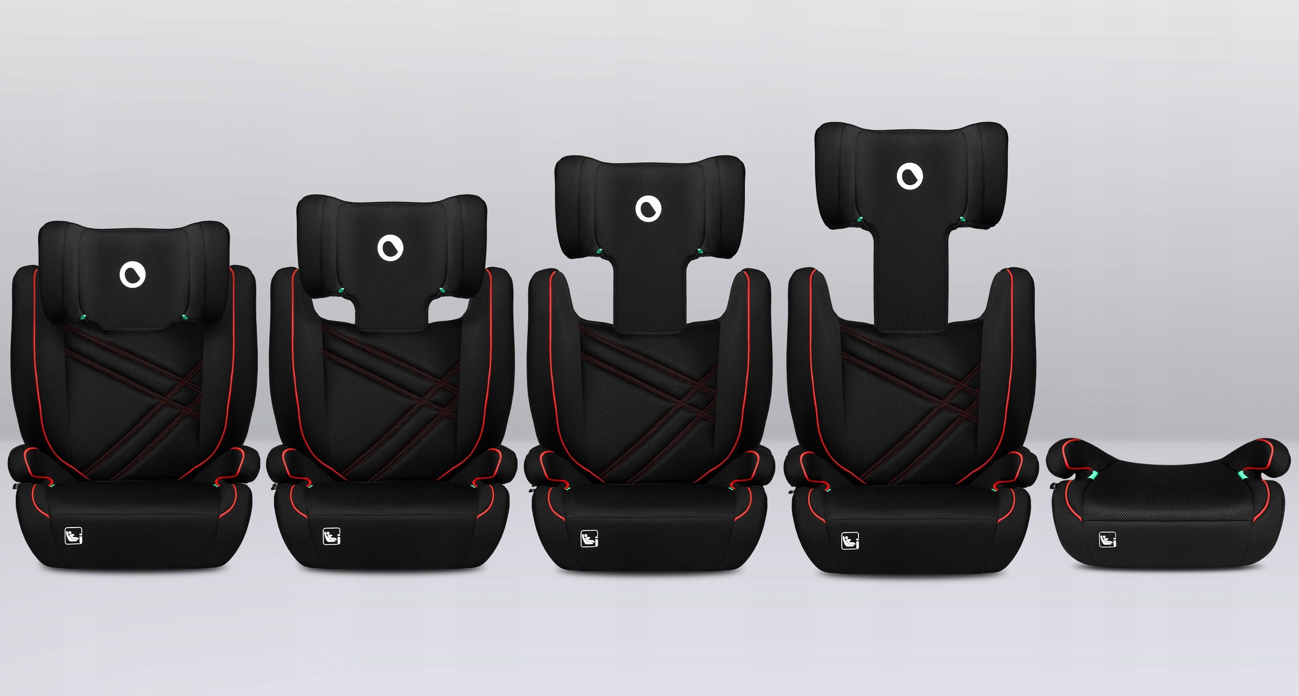 LIONELO Car seat HUGO i-Size 100-150cm ISOFIX 15-36 Sport black Brand Lionelo