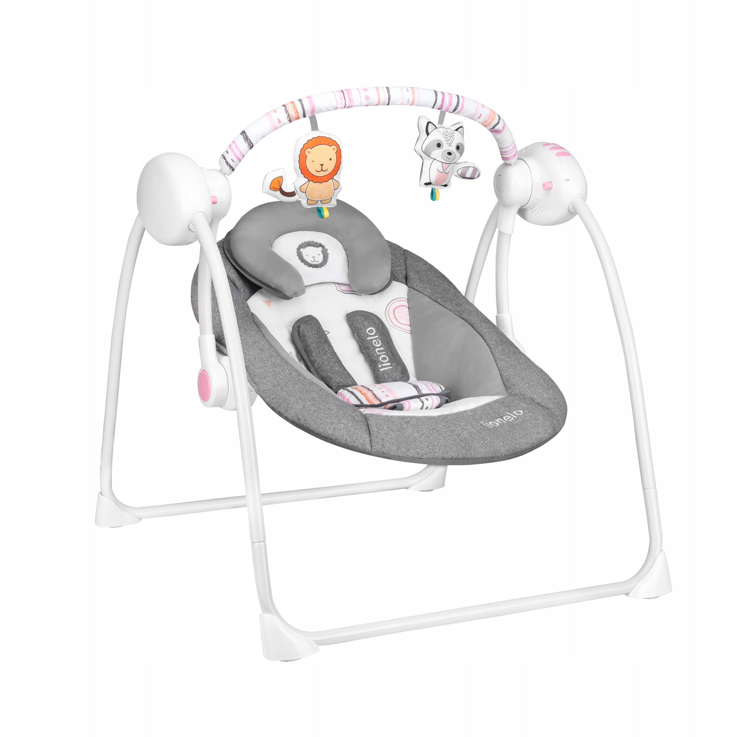 LIONELO RUBEN ROCKING CHAIR SWING WITH MELODIES + MOSQUITO NET Manufacturer code 5902581658111