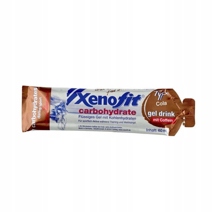 LIQUID ENERGY GEL XENOFIT COLA CARBOHYDRATE ZINC VITAMIN C 60 ml