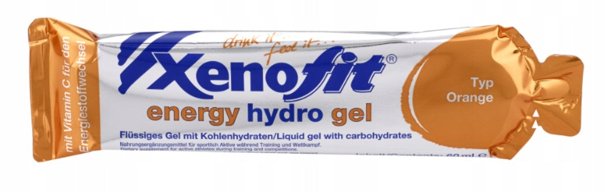 LIQUID ENERGY GEL XENOFIT ORANGE CARBOHYDRATE ZINC 60 ml