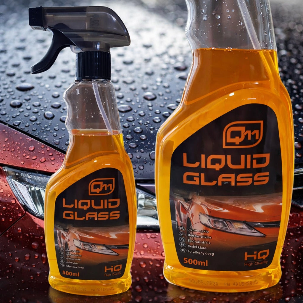 LIQUID GLASS LACQUER PREPARATION LIQUID GLASS HYDROPHOBIC PROTECTION 500ML Q11 Packaging status original